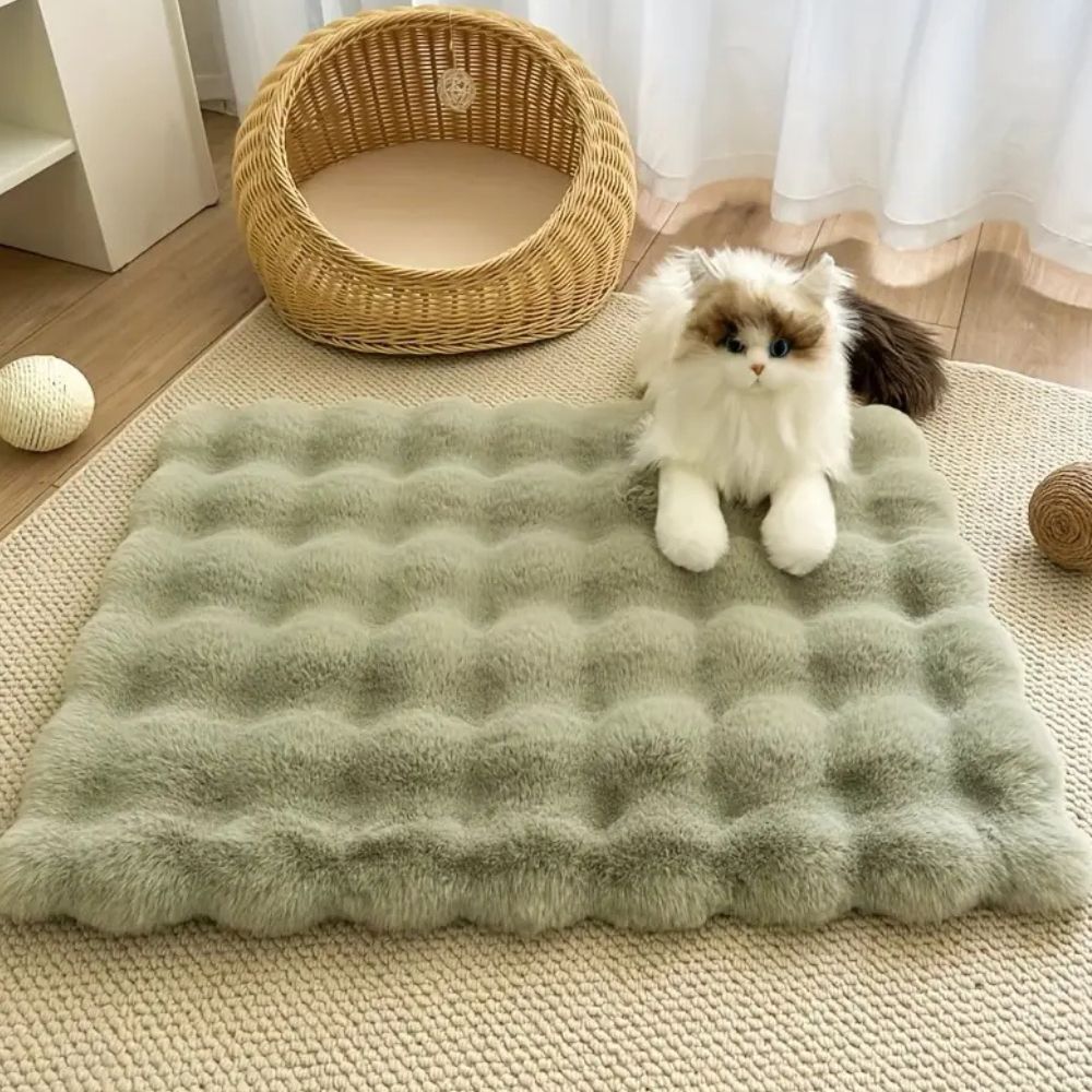 Fluffy Comfort Fuskpälsmatta – Mjuk, varm och snygg