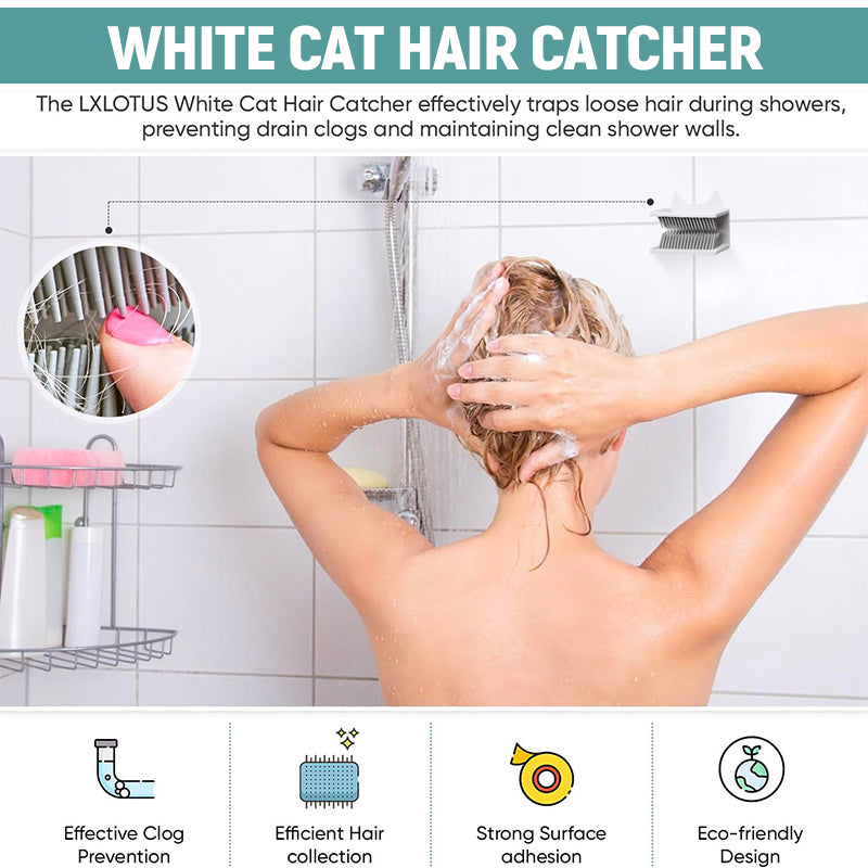 Återanvändbar hårfångare för avlopp – Anti-igensättning för dusch och golvsil