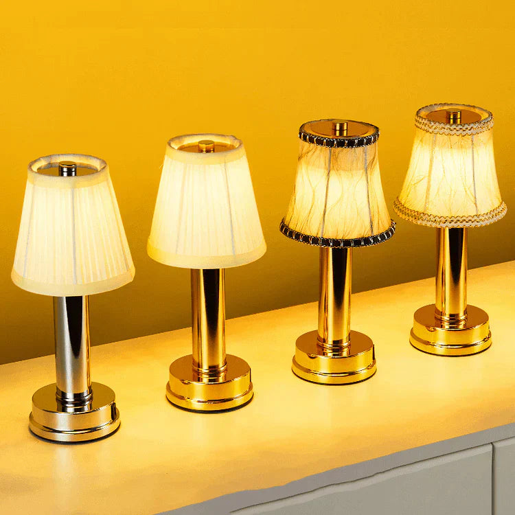 Elegant sladdlös LED Silk Touch bordslampa – modern elegans