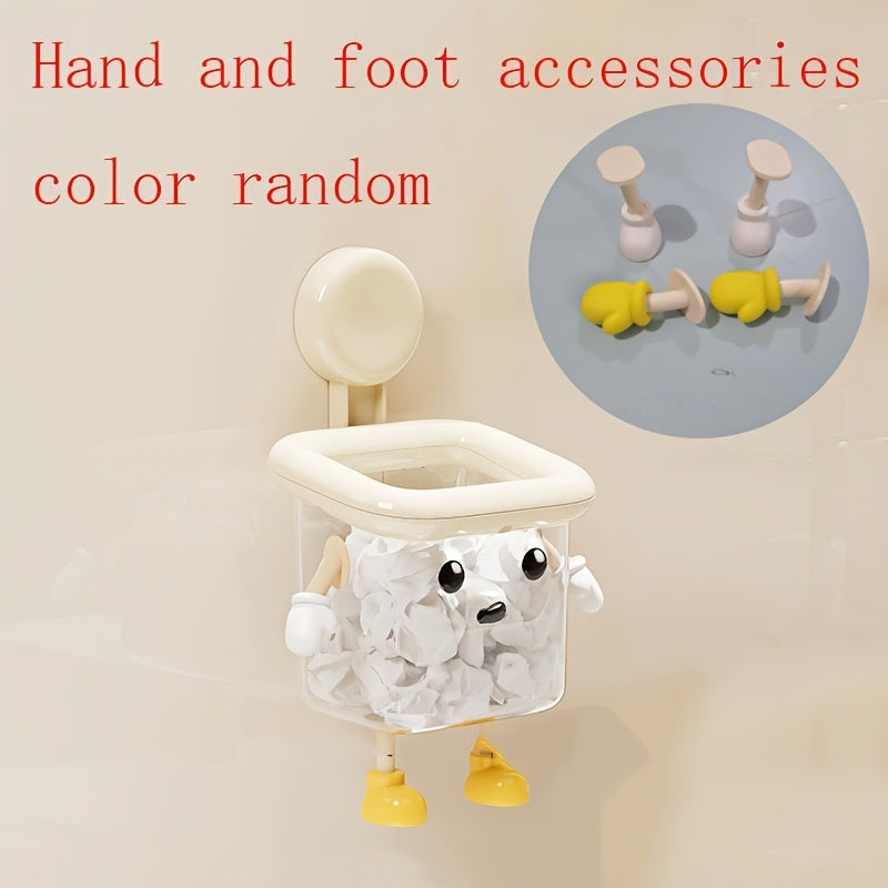 Sugkoppshållare för badrumstandborste – Väggmonterad hållare, ingen borrning behövs