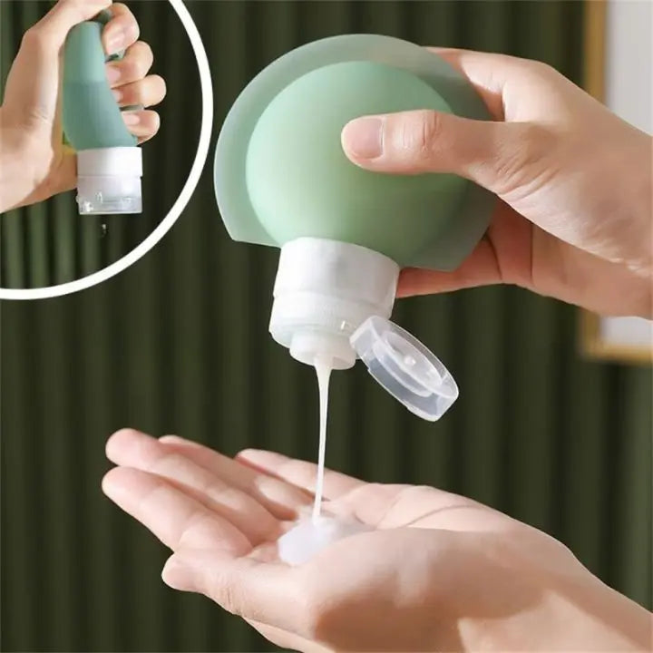 Silikonreseflaskor – 3-pack återfyllningsbara läckagesäkra behållare