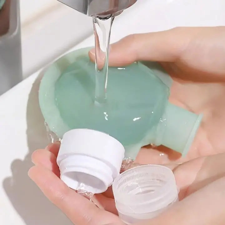 Silikonreseflaskor – 3-pack återfyllningsbara läckagesäkra behållare