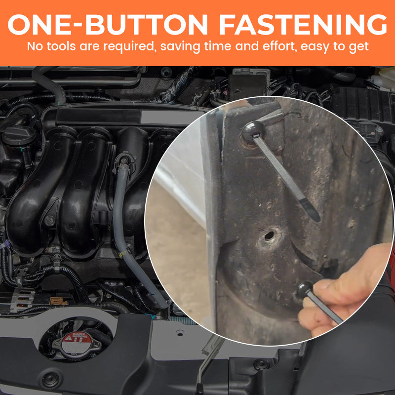 Universella kabelklämmor för bilar – slitstarka nylonhållare för kabelmontering