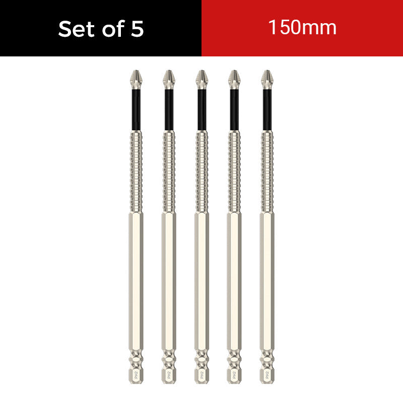 Allt-i-ett magnetisk bitssats - hållbar skruvmejselsats för hemmaprojekt