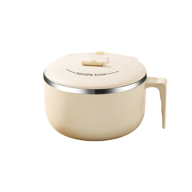 Värmelagrande matbehållare - 1300 ml sopp- och matskål i rostfritt stål