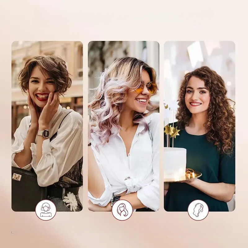 Triple Curl Wand – Frissfri glans med varje glid