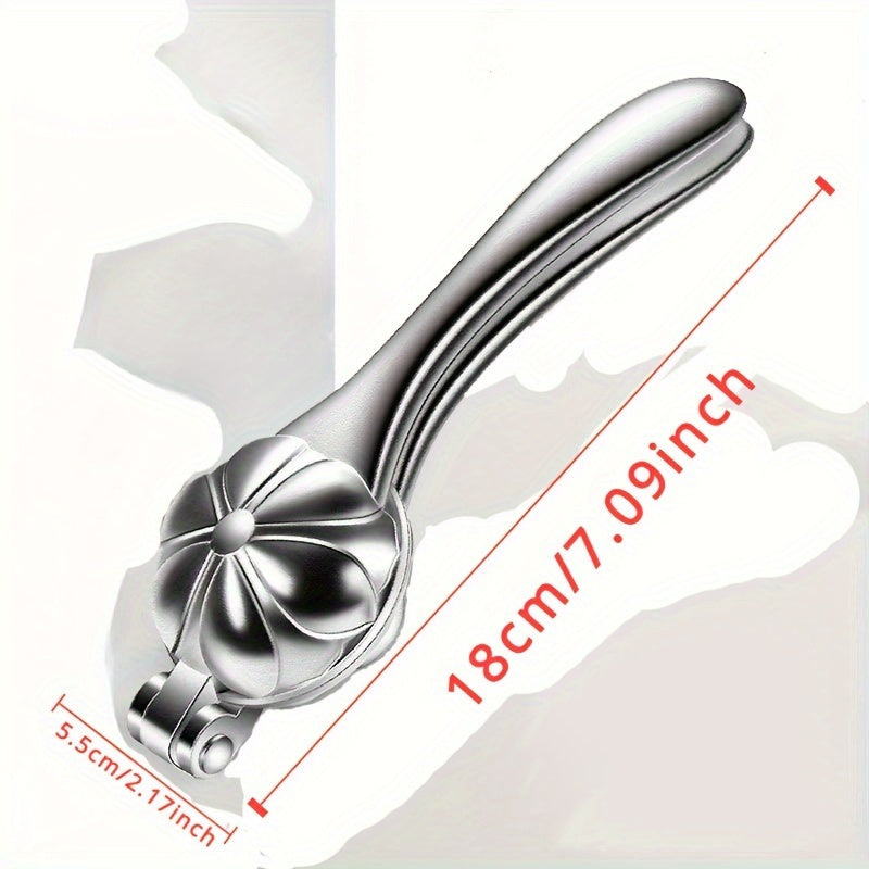 Nötöppnare i rostfritt stål - Starkt knäckverktyg för valnötter och hårda nötter