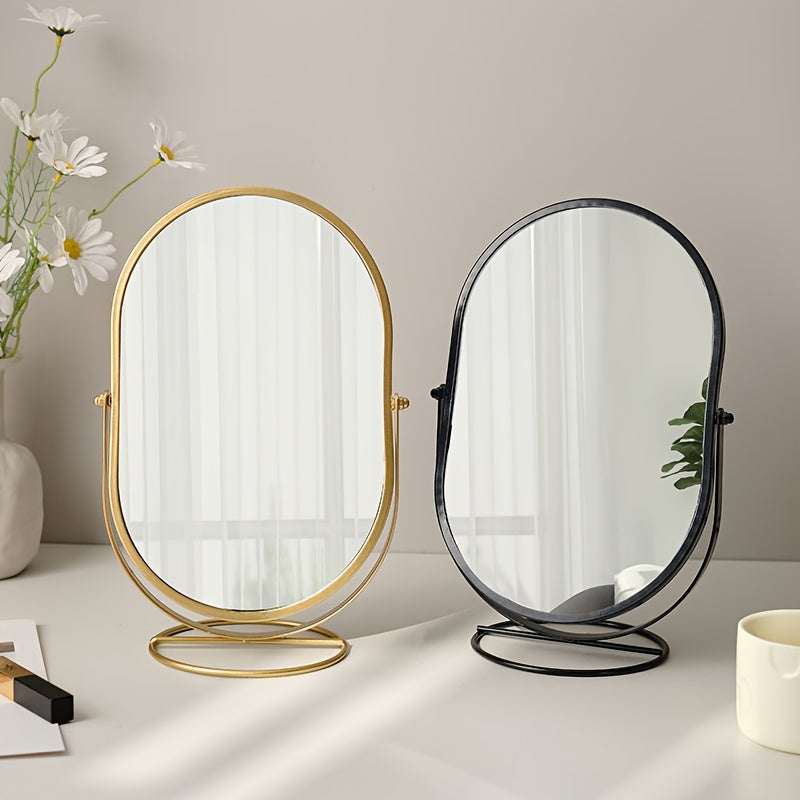 360° roterande sminkspegel med bärbar design