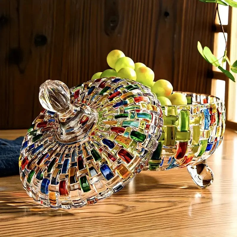 Eleganta glasskålar – Kristallklara serveringskärl för nötter, frukt och servering