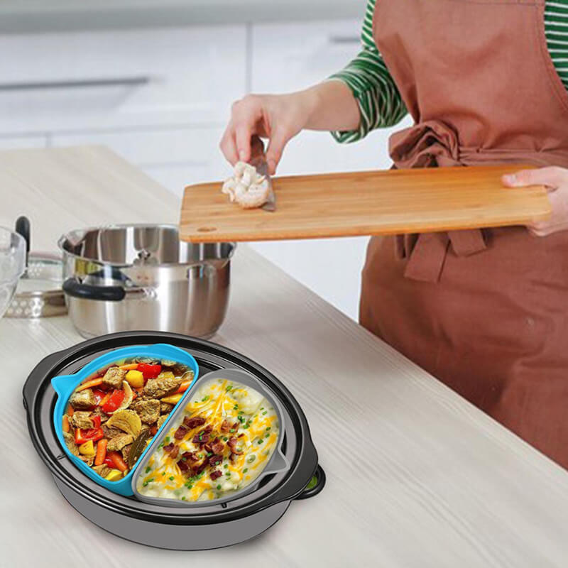Premium silikonfoder för slow cooker – återanvändbart, non-stick och läckagesäkert köksinlägg