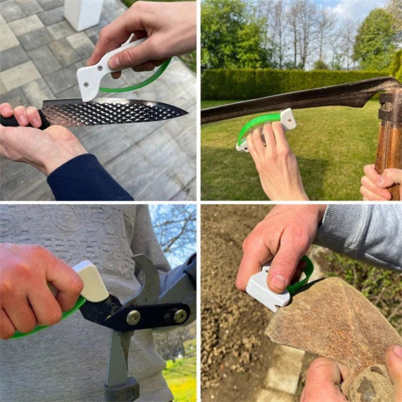 Bärbar multifunktionell kniv- och verktygsslipare – Kompakt slipkit för utomhusblad för camping, kök och överlevnadsutrustning