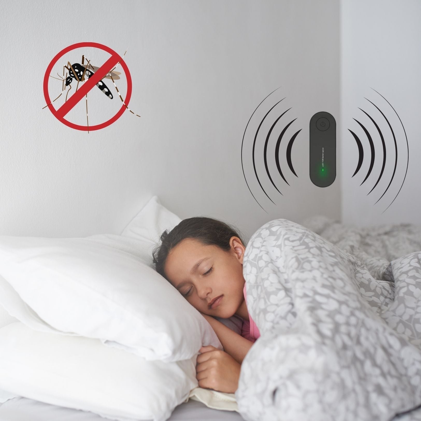 Ultraljudsskydd för skadedjur – Säkert mygg-, flug- och insektsmedel som pluggar in