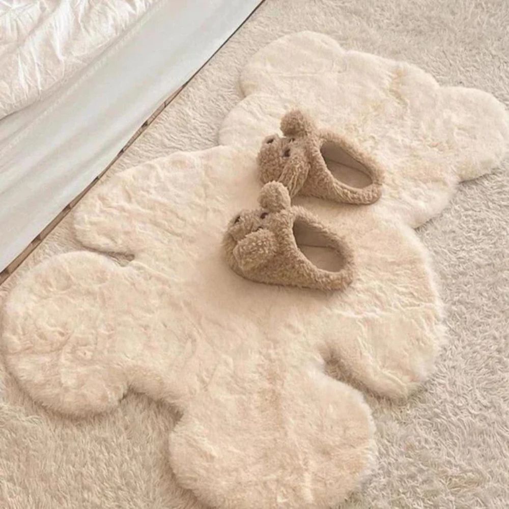 TeddyFluff Rug – Mysig & mjuk plysch accent