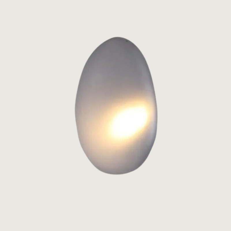 Färgglad vägglampa i glas - Konstnärlig accentbelysning för vardagsrum