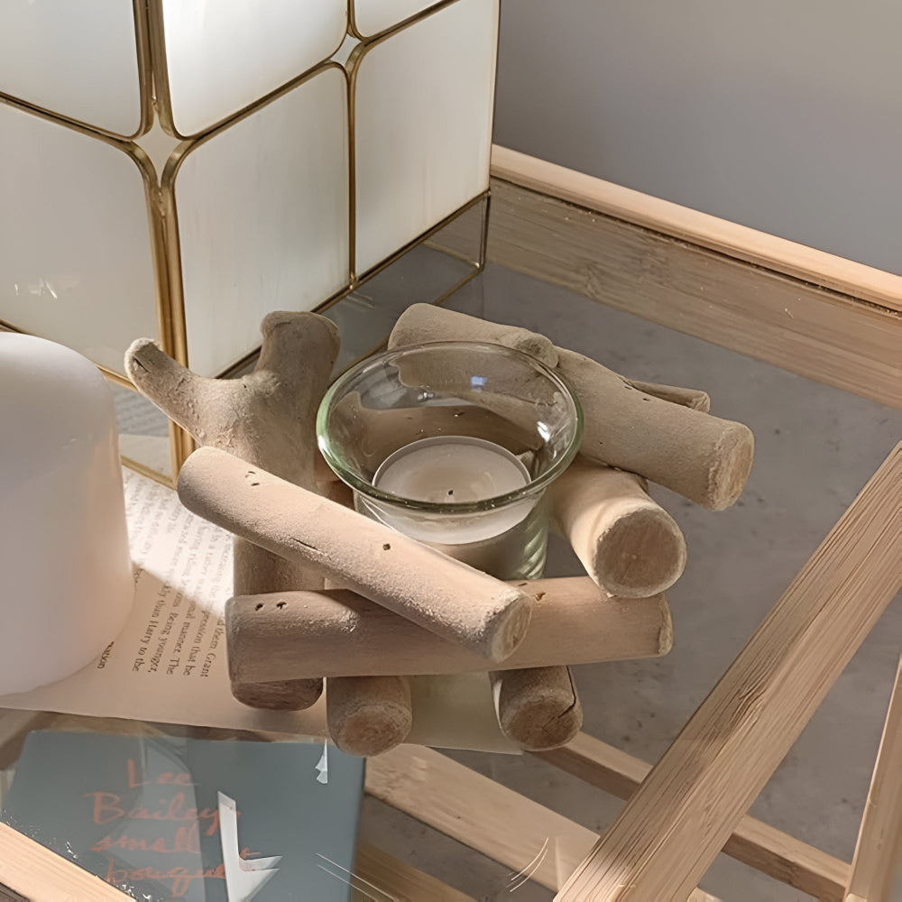 Rustik drivvedsljusstake – Naturinspirerad elegans