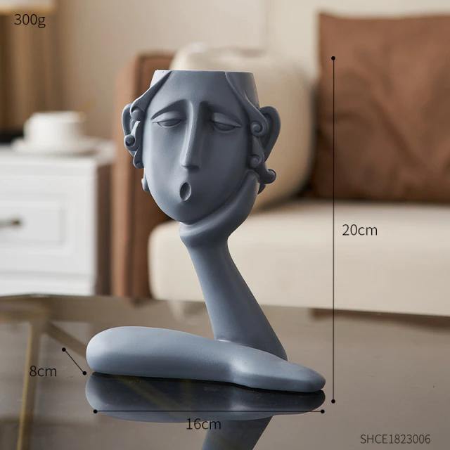 Känslomässiga uttryck Planter Sculpture Trio