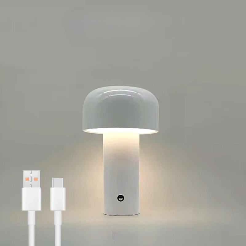 Uppladdningsbar Mushroom LED-bordslampa