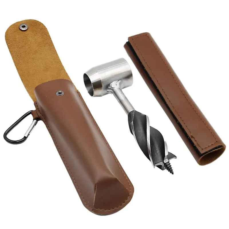 Bärbar handdriven borrmaskin - Hantverk, träprojekt och utomhusäventyr