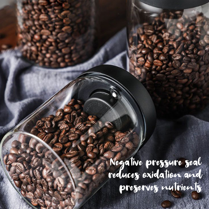 Lufttät glasburk för matförvaring – Fresh-Lock-försegling