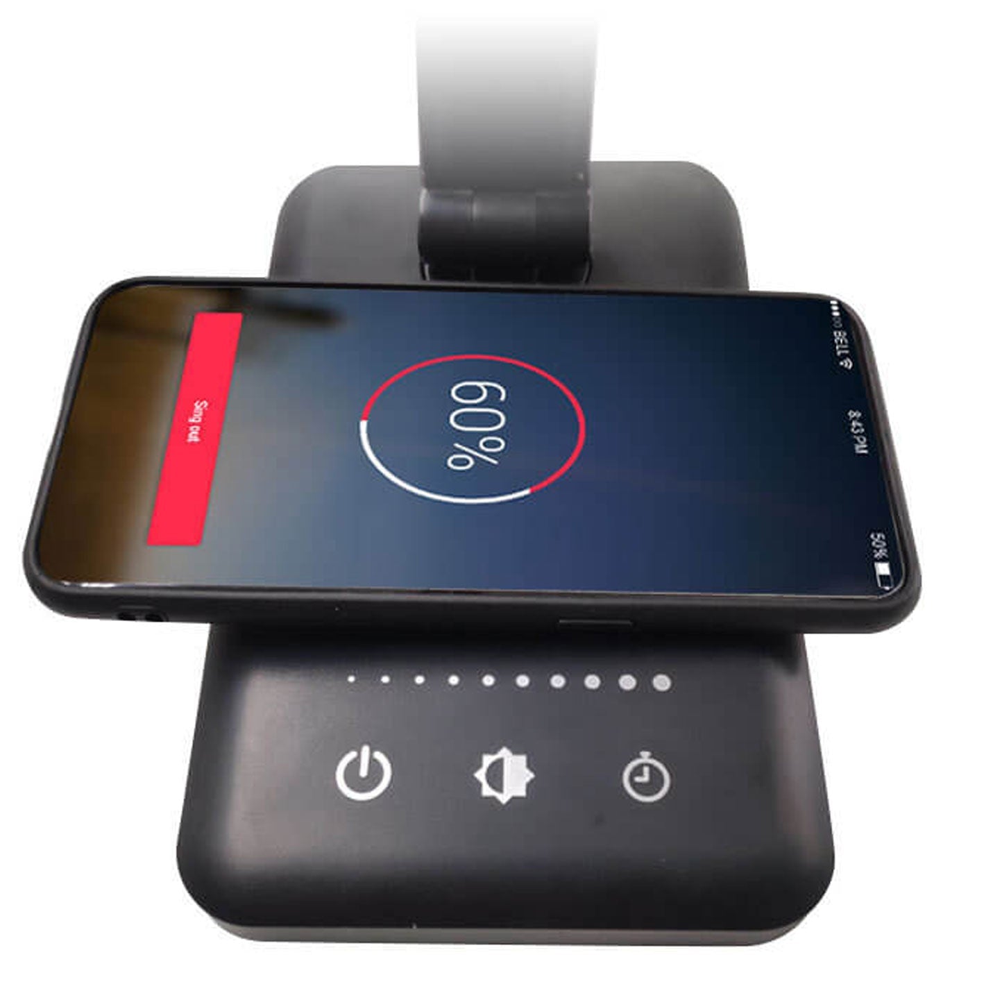 Minimalistisk hopfällbar LED-skrivbordslampa - Uppladdningsbar ögonvårdande läslampa