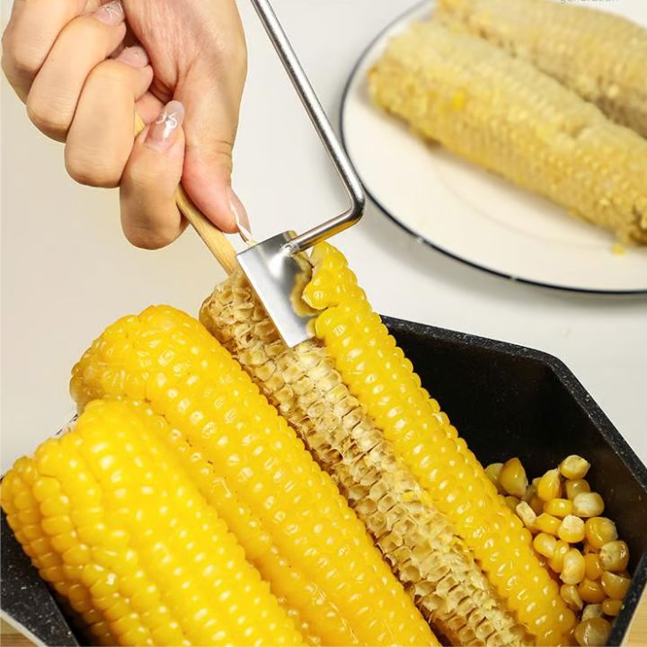 SteelSlice - Majsskalare i rostfritt stål