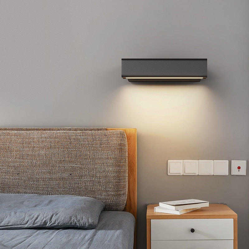 Justerbar 350° LED-vägglampa – Modern roterande inomhus- och utomhuslampa