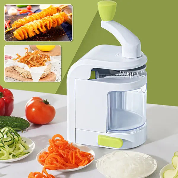 Manuell spiralizer – Handhållen nudelmaskin för hälsosamma, kolhydratsnåla måltider