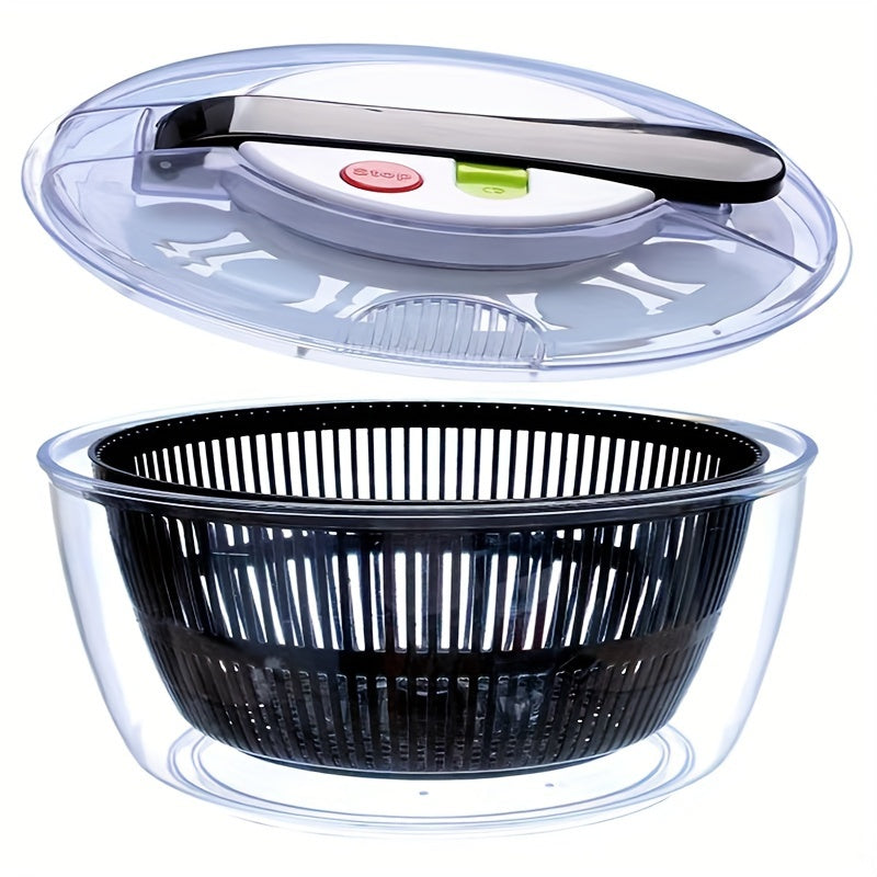 SpinFresh – 3-i-1 salladscentrifug, grönsakstork och multifunktionell durkslag