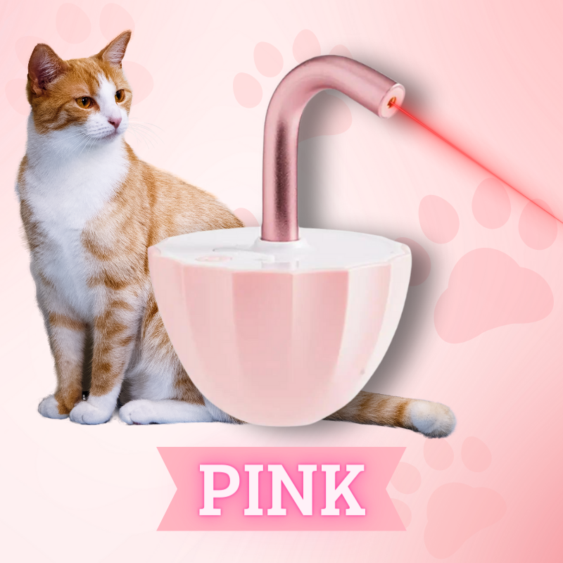 Smart kattlaserjagare – roterande laserleksak för aktiv inomhuslek