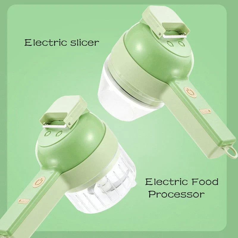 KitchenPro - Multifunktionell elektrisk grönsaksskärare