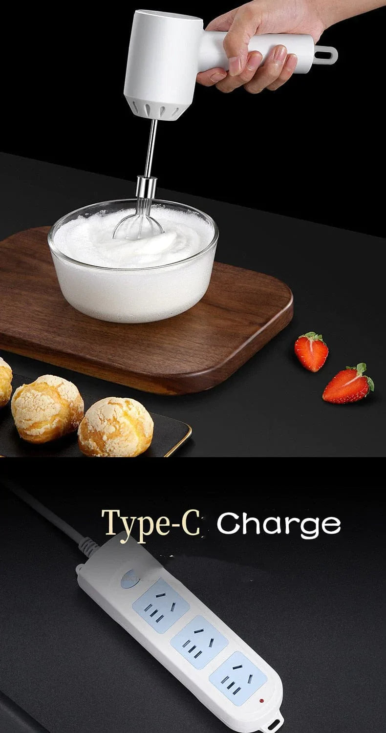 4-i-1 elektrisk grönsakshackare - handhållen matskärare, tärningsmaskin och skärmaskin