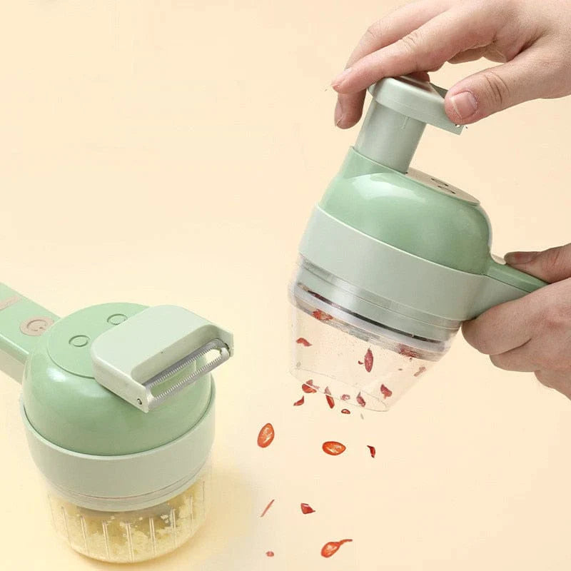 KitchenPro - Multifunktionell elektrisk grönsaksskärare