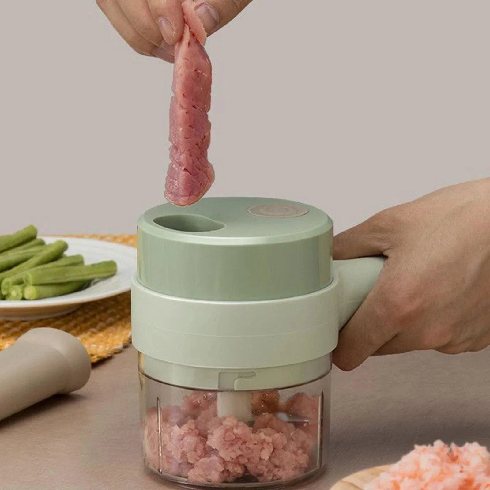 KitchenPro - Multifunktionell elektrisk grönsaksskärare