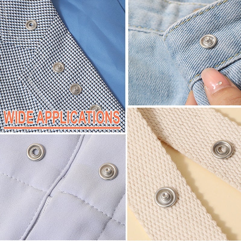 DIY-set med tryckknappar - precisionstänger och förvaringsfodral