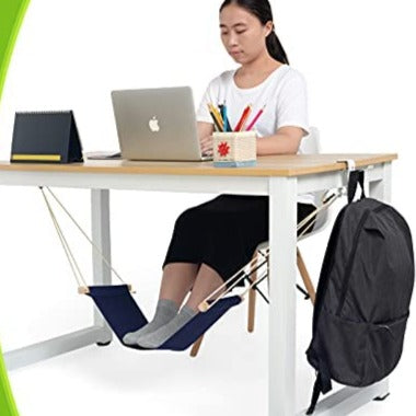 Mysig uppvärmd fotvärmare under skrivbordet – Ergonomisk fotstöd för kontor och hemkomfort