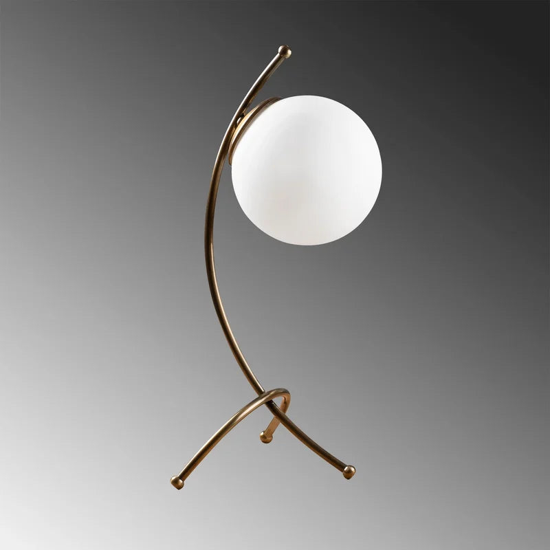 LumiSphere Gold Glass Bordslampa – Elegant glöd, tidlös design