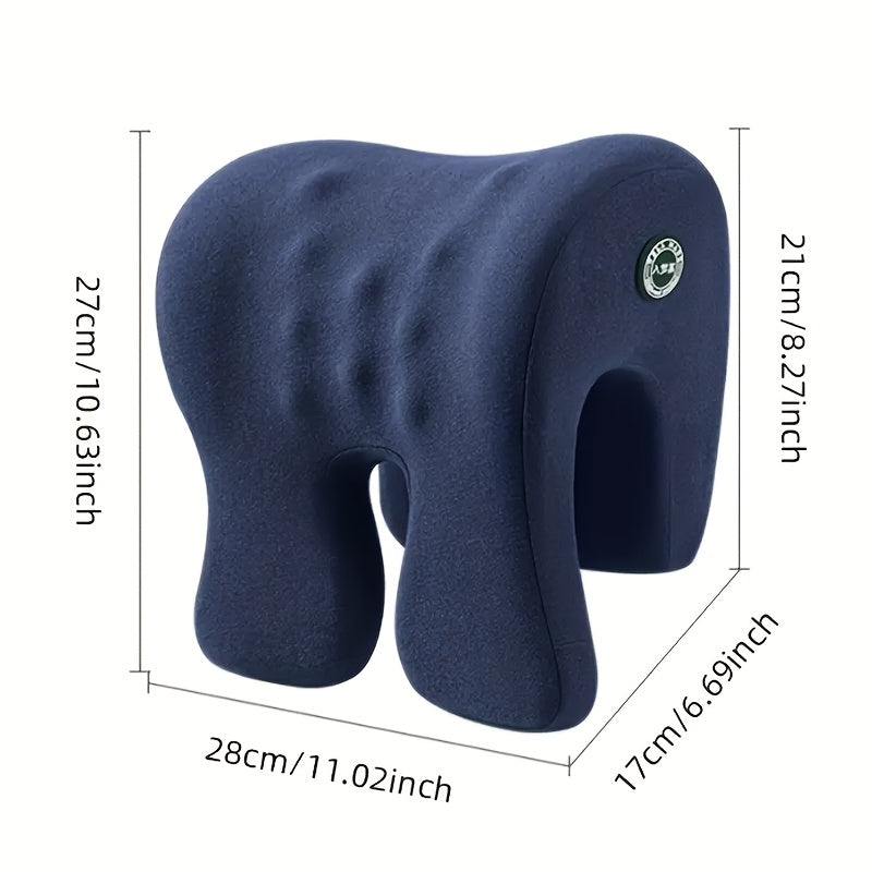 Ergonomisches Bürostuhlkissen-Set – Stützende Kopfstütze & Sitzpolster