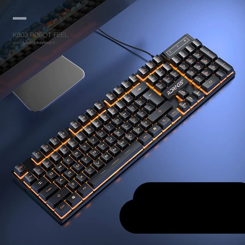 NovaTech – RGB-bakgrundsbelyst mekaniskt speltangentbord