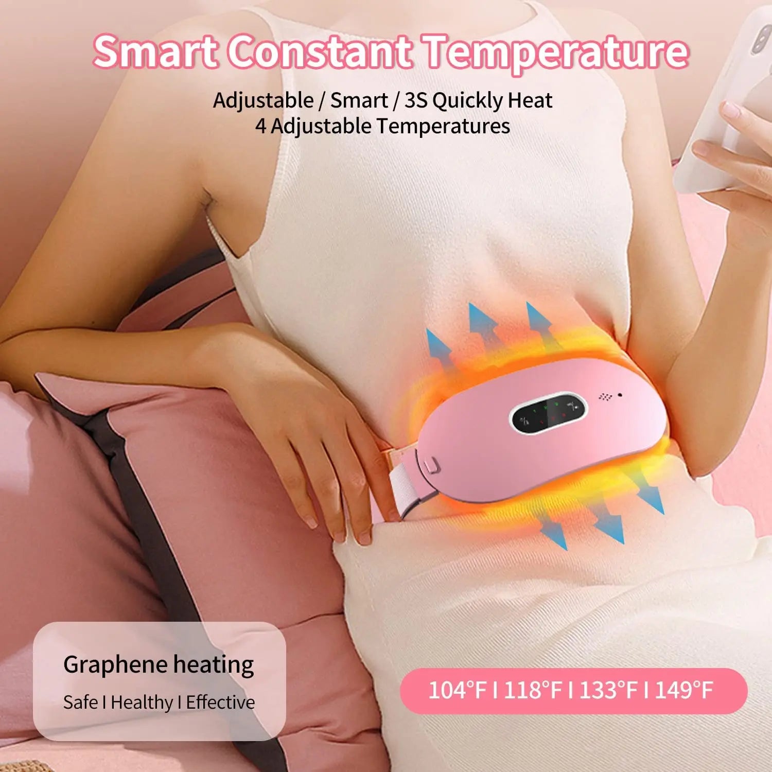 Menstrual Relief Massager – Värme- och vibrationsterapi