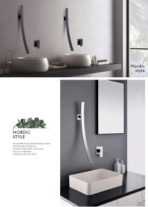 PureStream - Elegant upprättstående tvättställsblandare