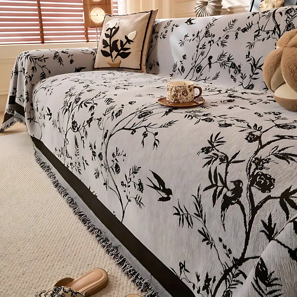 LuxoraCover – Premium Chenille-soffskydd