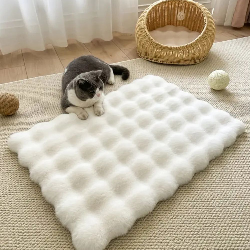 Fluffy Comfort Fuskpälsmatta – Mjuk, varm och snygg