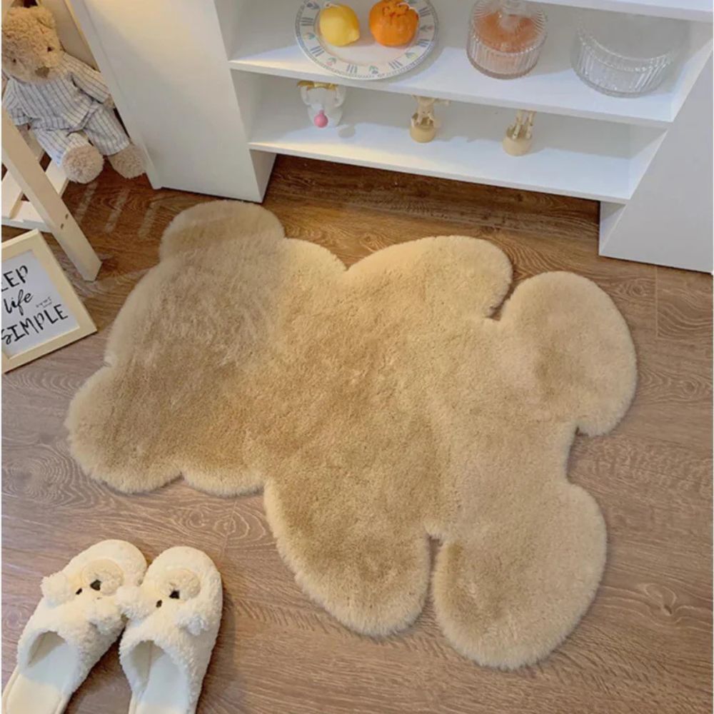 TeddyFluff Rug – Mysig & mjuk plysch accent