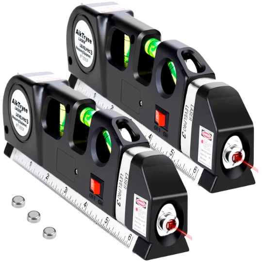 Multifunktionslaser och vattenpass – Professionellt gör-det-själv-mätverktyg