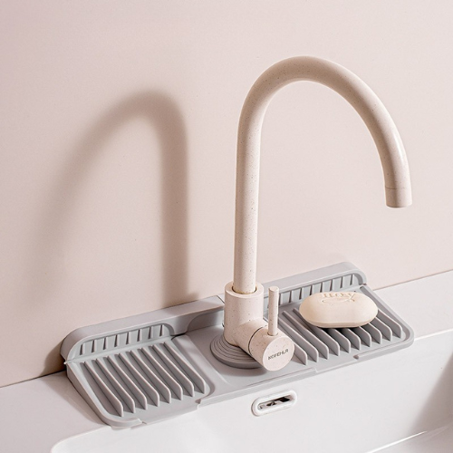 Silikon stänkskydd för diskho – Vattenuppsamlare för köks- och badrumsblandare