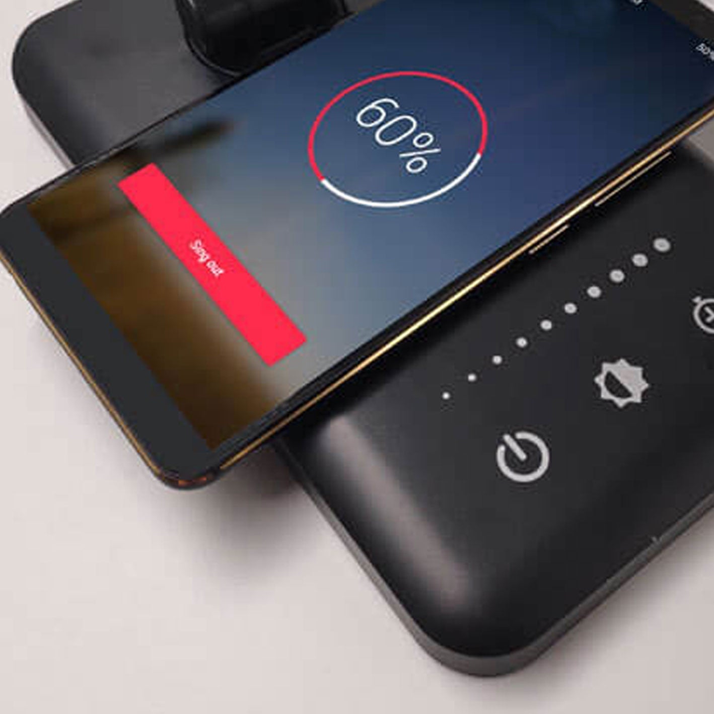 Minimalistisk hopfällbar LED-skrivbordslampa - Uppladdningsbar ögonvårdande läslampa