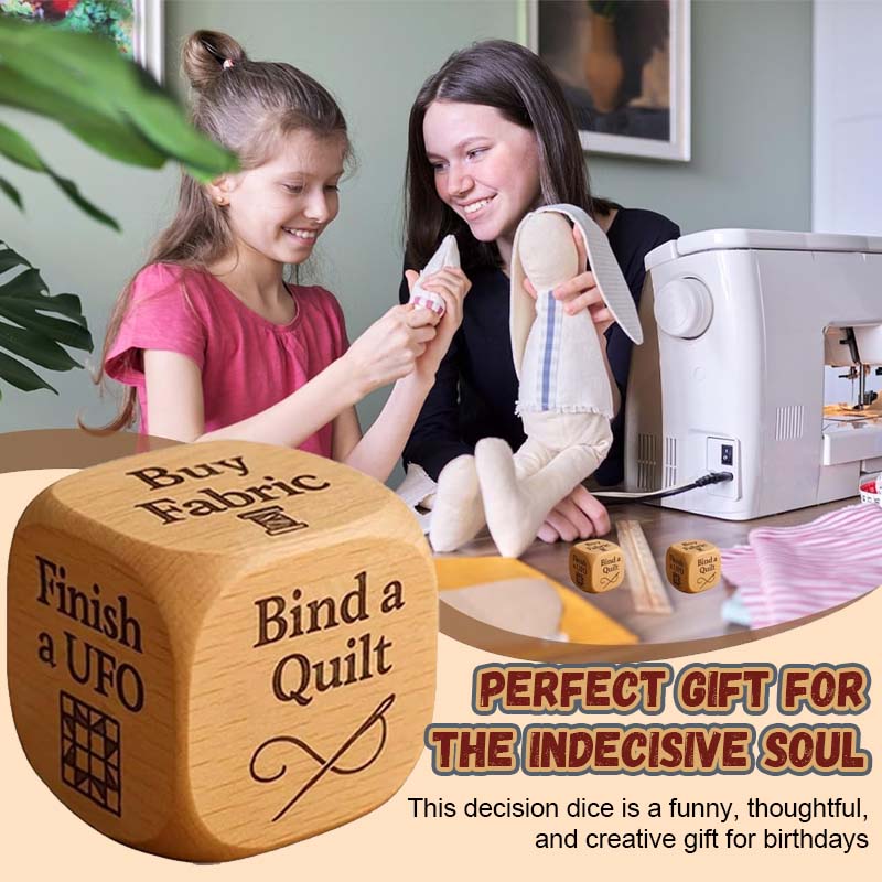 Hantverksinspirationstärningar - Slumpmässig projektväljare för sömnad och stickning