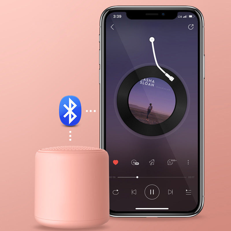 Mini bärbar Bluetooth-högtalare med kristallklart stereoljud