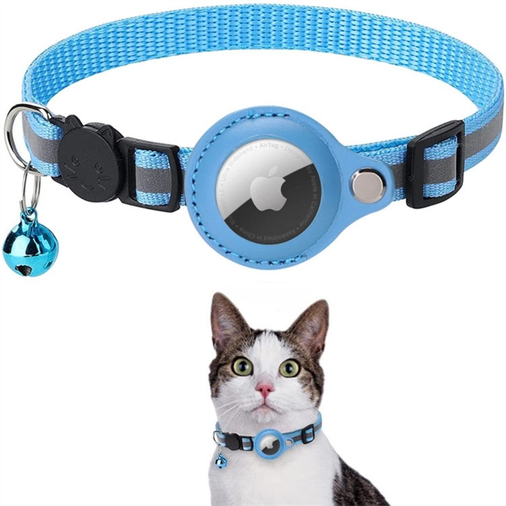 Reflekterande halsband för katt – justerbar säkerhetsrem för synlighet och komfort i mörker