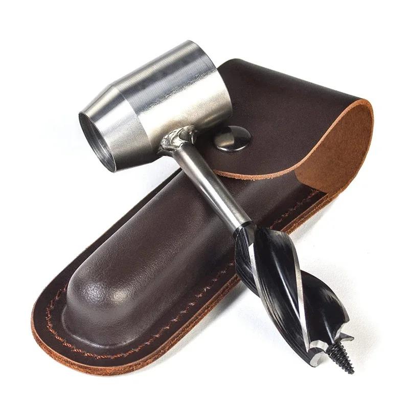 Bärbar handdriven borrmaskin - Hantverk, träprojekt och utomhusäventyr